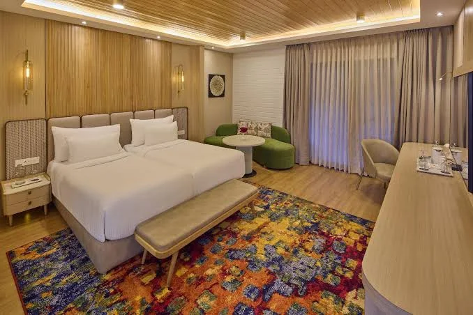 Royal Orchid Luxury Suite Bedroom & Lounge